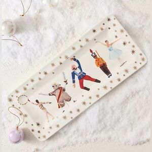 Anthropologie New York City Ballet Rectangle Stoneware Platter